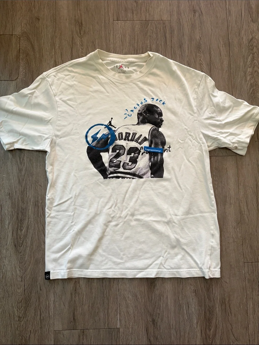Travis Scott X Jordan X Fragment Design Short sleeve T-Shirt